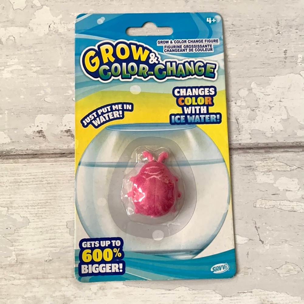 Ladybug Grow & Color Change Bugs Figurine Kids Toy Activity NEW